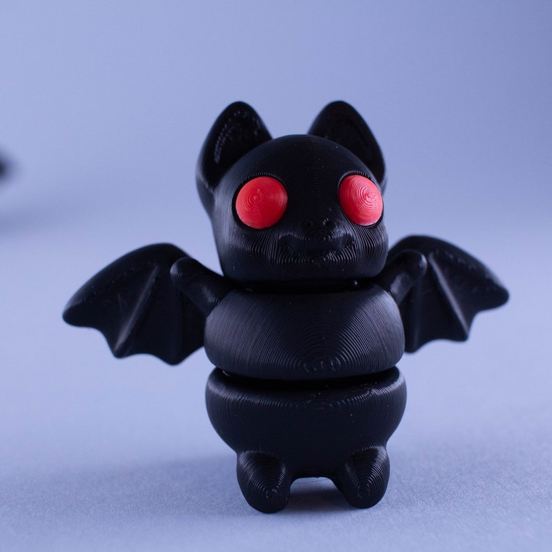 Tiny Articulated Bat, 3D Printed, Designed by ZOU3D - Etsy