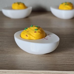 Deviled Egg 3D Printed Fidget