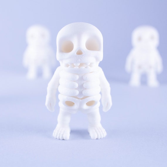 Tiny Articulated Skeleton, 3D Printed, Designed by ZOU3D - Etsy