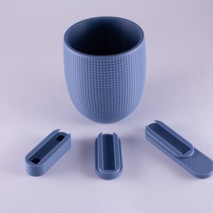 Wall Planter with Hidden Drip Tray, Simple Plant Pot, 3D Print by Hendricks Design