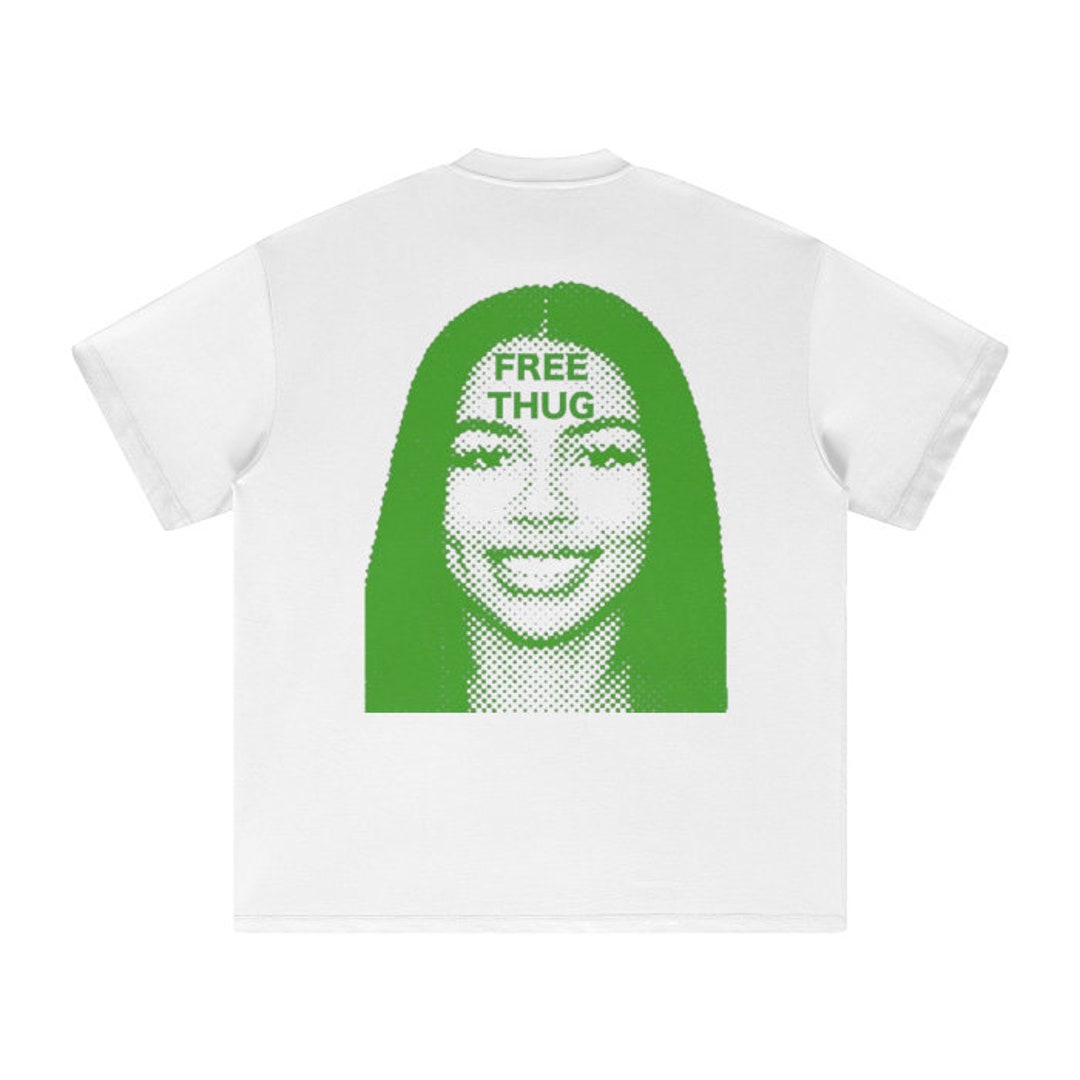 Unisex Oversized Crew Neck I Free Thug Graphic Tee - Etsy