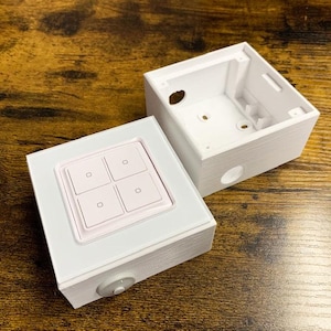 Boîtier simple en saillie pour interrupteur mural Shelly