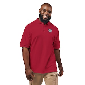 Embroidered Siamese Cat Polo Shirt: Minimalist Cat Lover Gift