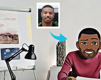 Architect Gift Cartoon - Carefully Crafted Caricature Portrait