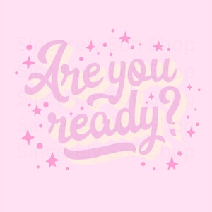 Are You Ready Pink Preppy Ole Miss Print, Dorm Decor, Oxford Mississippi Ole Miss Rebels Printable Decor