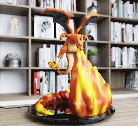 Gigantamax Charizard Stuffed Toy Mega Charizard X Y Fire Breathing