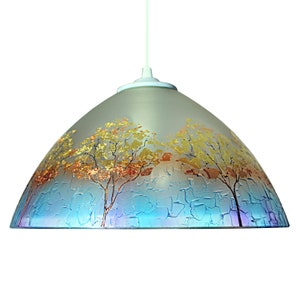 Pendant Lamp Chandelier Light Home Living Room Kitchen Light Stained Glass Hand Painted Glass Large Lamp Modern lighting