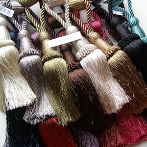 Classic Colours Monaco Tiebacks, Embrace cord ties x 2