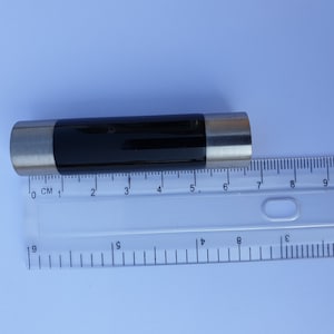 Black and chrome Acrylic Cord pull