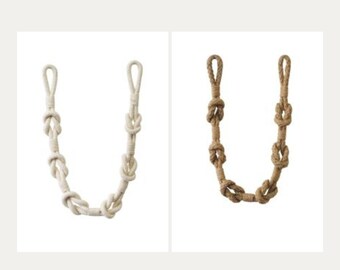 Shanklin Knot Tiebacks Embrace Holdback x 2