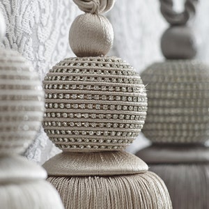 Palais Tassel Rope Tiebacks, Embrace cord ties x 2