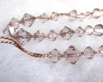 Gem Silver Mink Beaded Tiebacks x 2