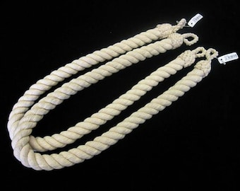Natural Cotton Rope Coastal Tiebacks