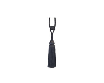 Monaco Large Black Curtain Tieback