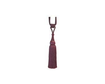 Monaco Large Damson Curtain Tiebacks
