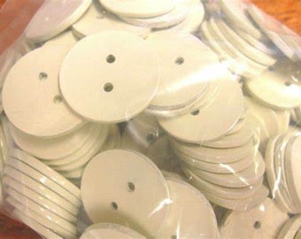 25mm Ivory Penny  Weights for Curtains