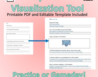 Sports Visualization Sheet (Printable and Template)