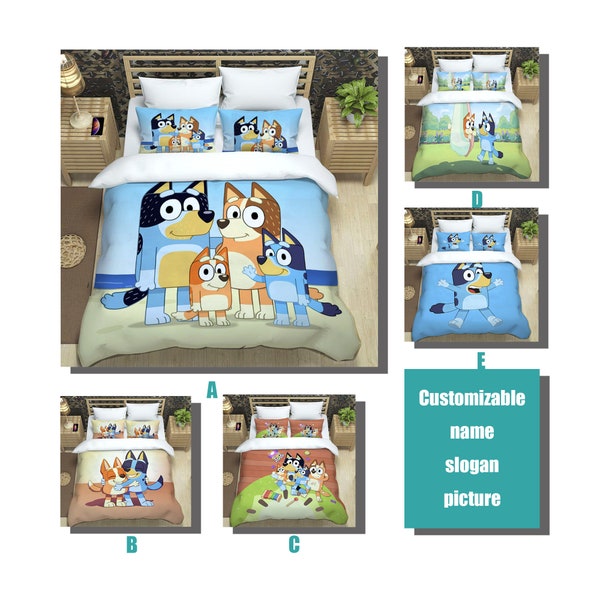 Bluey Twin Sheet Set Etsy UK