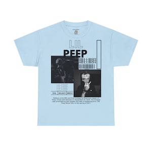 Lil Peep Hellboy T-Shirt, Emo Rap Grafik-T-Shirt Bild 6