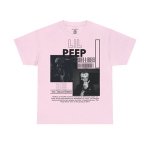 Lil Peep Hellboy T-Shirt, Emo Rap Grafik-T-Shirt Bild 4