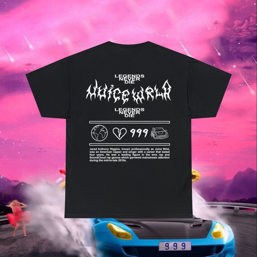 Juice WRLD Tshirt Limonade Orange Juice World Tshirt Lyrical Etsy