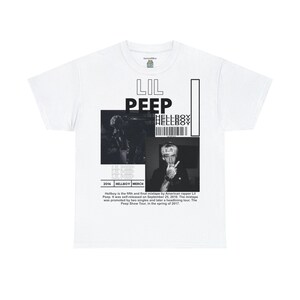 Lil Peep Hellboy T-Shirt, Emo Rap Grafik-T-Shirt Bild 8