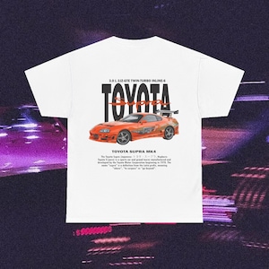 Toyota Supra MK4 Car JDM hoodie MK5 T-Shirt Fast and Furious Dad Gift gift for him Japanese Legend Hyper Car F&F Brian's Supra twin turbo