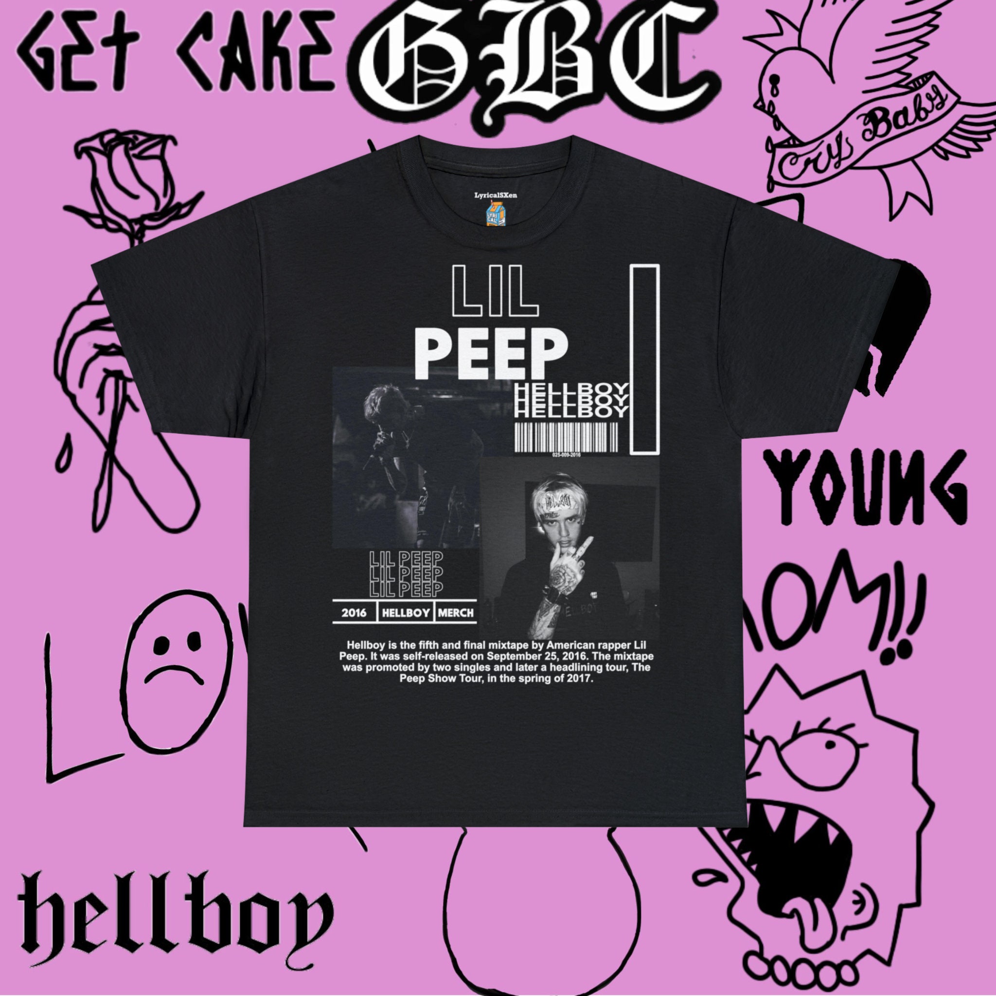Lil Peep New Jersey Devil Man's Tshirt Hoodie Shirt Premium Tee Shirt  Hoodie For Men Women Unisex Full Size. - AliExpress