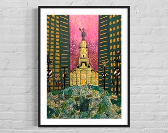 Philadelphia Eagles Super Bowl Celebration Art
