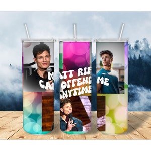 Matt Rife Tumbler Design