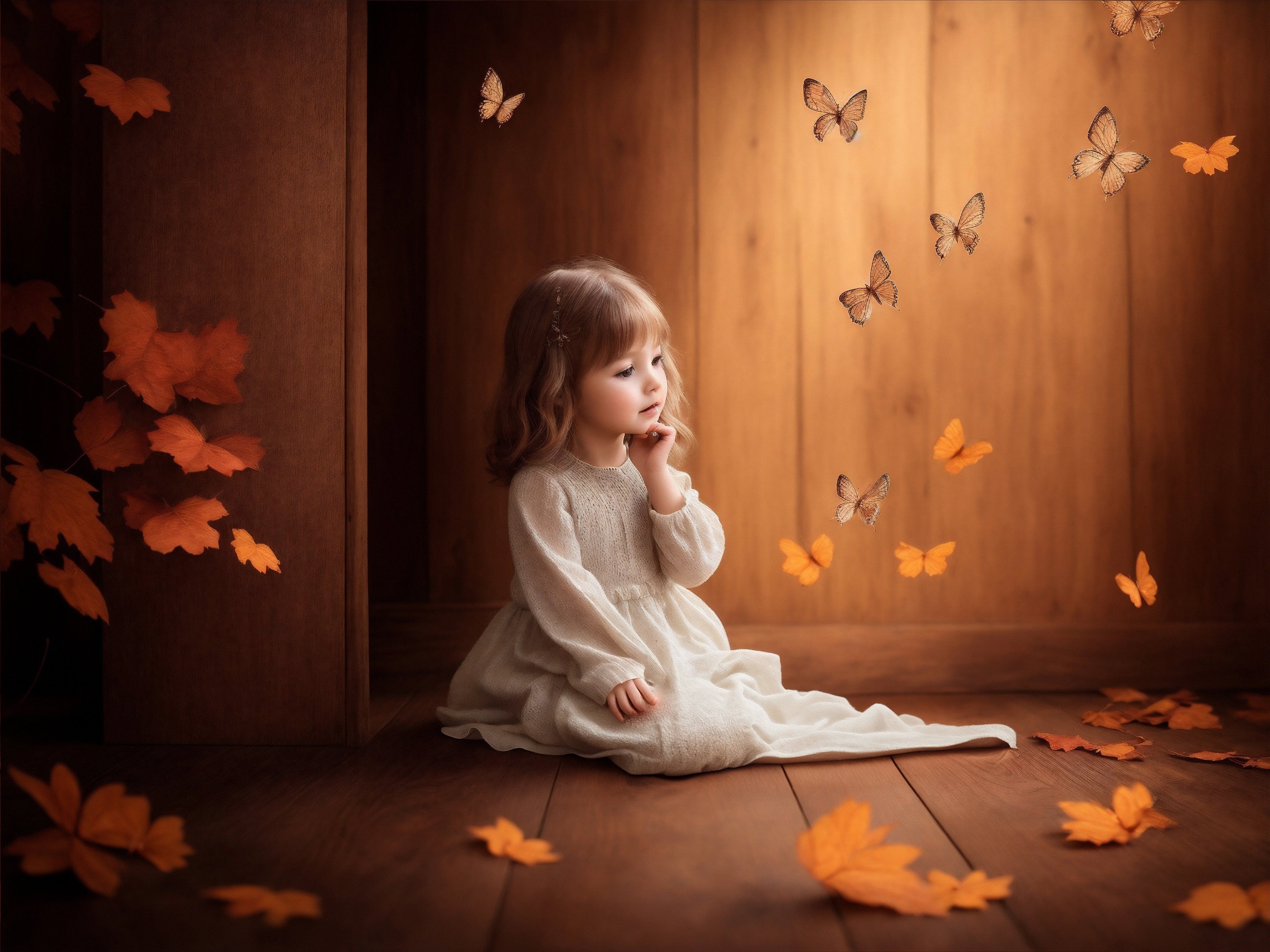 Digital Fall Foliage Studio Backgrounds: Instantly Download and Infuse ...