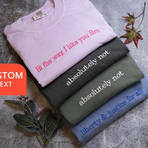 Custom Shirt, Custom Logo Shirt Personalized Text Tshirt, Your Photo Shirt, Matching Shirt, Business Logo Shirt Bachelorette Comfort Colors®