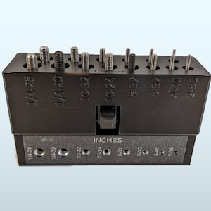 Screw and Nut Sorter - Metric and English Thread Sizing Guide With Custom Name Personalization