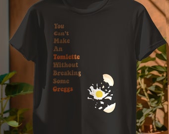 Succession TV Tomlette and Gregs Unisex Shirt | Minimalist Retro Design | HBO TV Quote gift | Bella and Canvas Shirt