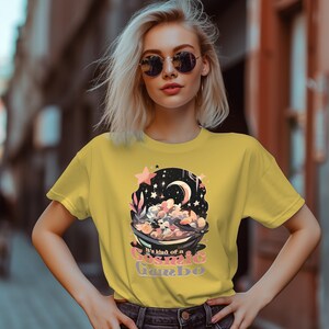 Cosmic Gumbo Shirt ITYSL T-shirt Unisex Cotton Shirt I Think You Should Leave Gift For Him or Her Yellow