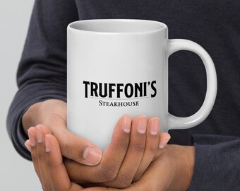 Sloppy Steaks Truffonis Mug - I Think You Should Leave Ceramic Mug