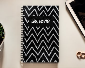 Ew David / Diario / Schitts Creek Dot Grid Notebook / TV divertido David Sweater