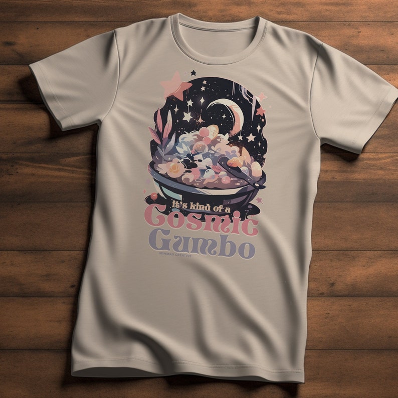 Cosmic Gumbo Shirt ITYSL T-shirt Unisex Cotton Shirt I Think You Should Leave Gift For Him or Her Soft Cream