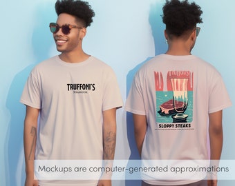 Sloppy Steaks Truffonis Two-Sided Tee | ITYSL Comfortable Unisex T_Shirt   I Think You Should Leave Fan Art  | Sizes up to 4XL