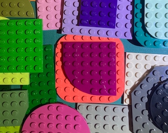 Lego plates— Assorted colors and sets
