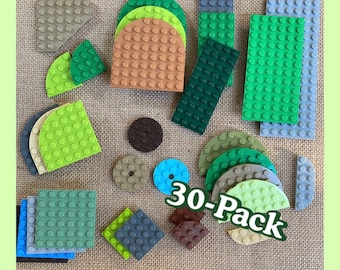 Lego plates— Natural colors for landscaping and nature