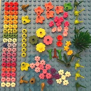 Lego garden kit, Lego and compatible flowers