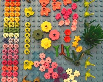 植物、木、ヤシの葉、小 8 x 3 - 6 個セット - 純正 LEGO® 風景ピース