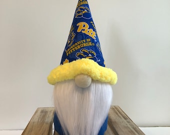 Pitt Gnome, University of Pittsburgh gnome, University of Pittsburgh, Pitt Panthers, college team gnome, college football, Pittsburgh teams