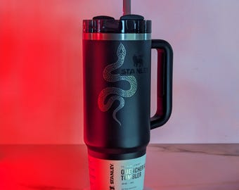 Lunar New Year 30oz Stanley Engraved Tumbler Lucky Serpent Collection | Snake Design