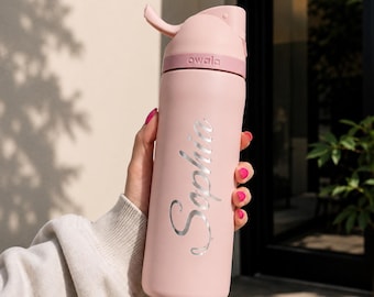 Custom Owala 24oz, 32oz, & 40oz Engraved FreeSip Water Bottle