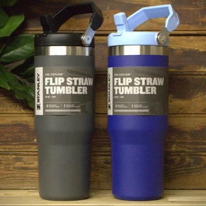 Logo Stanley IceFlow Flip Straw Jugs (40 Oz., 5.5 x 9 x 4.5), Travel  Mugs