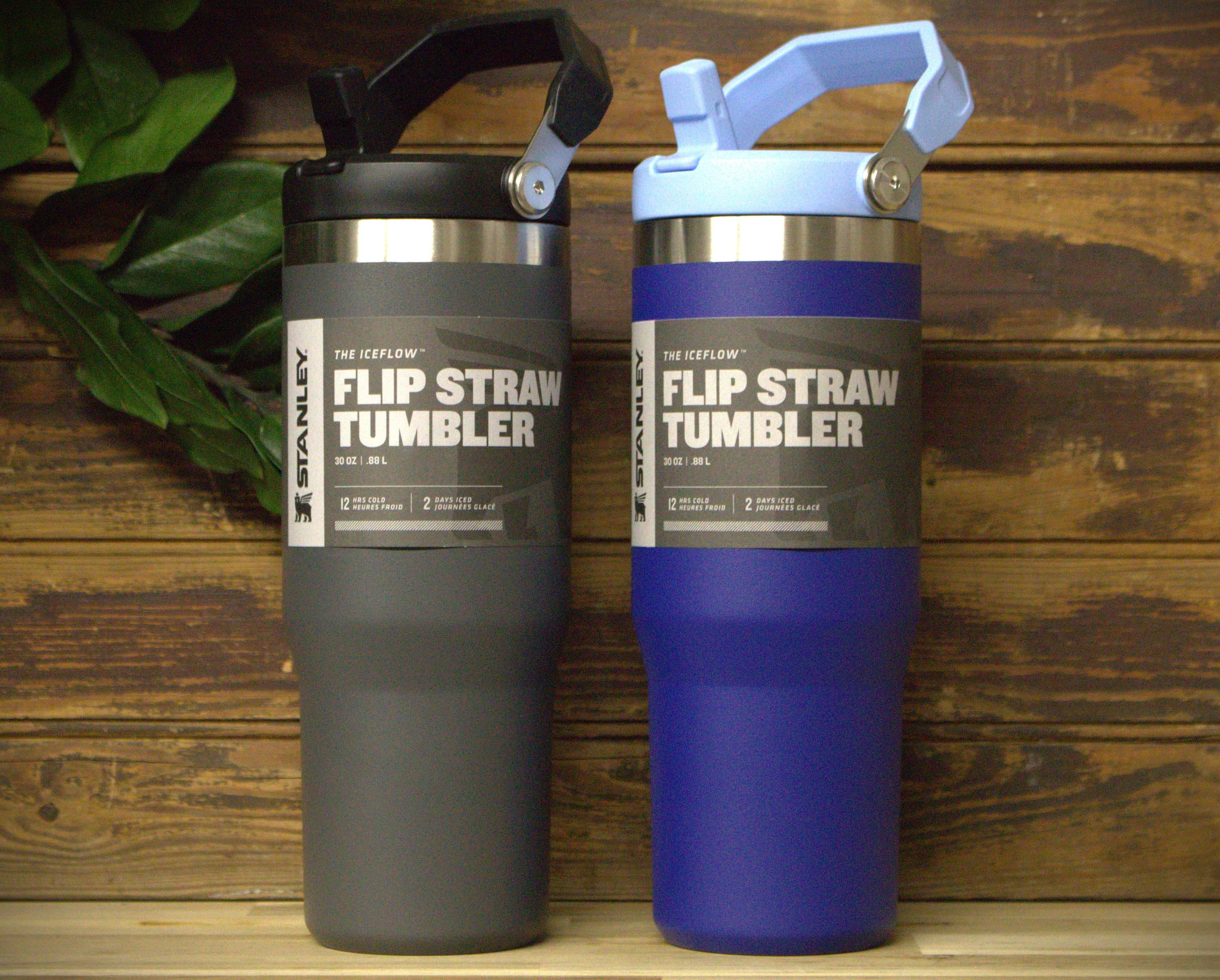 The IceFlow Flip Straw Tumbler, 30 OZ, Insulated Water