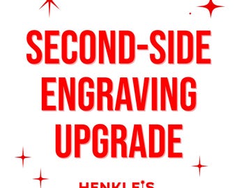 2-Sided Engraving Upgrade