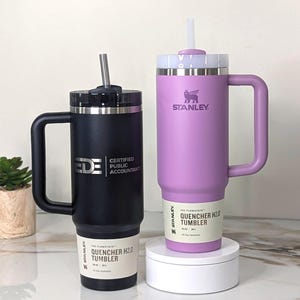 Custom Stanley Engraved 30oz Flowstate Quencher H2.0 Tumbler